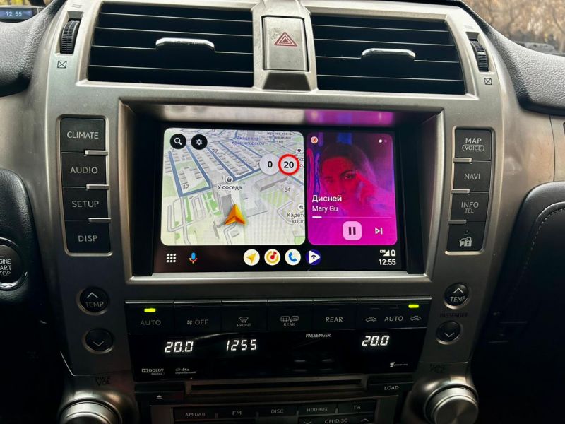 Установка блока CarPlay Android Auto на GX 2006-2009 и 2010-2011 ― Фабрика умных автомобилей