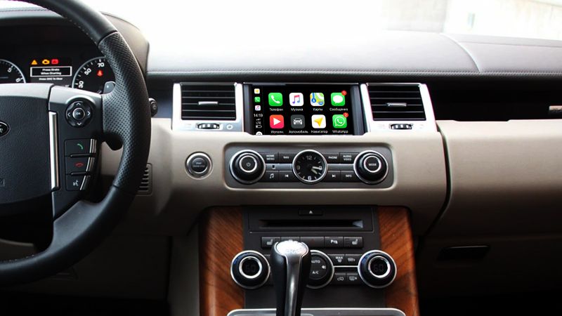 Подключение к штатному монитору  системы CarPlay Andriod Auto (RRS)